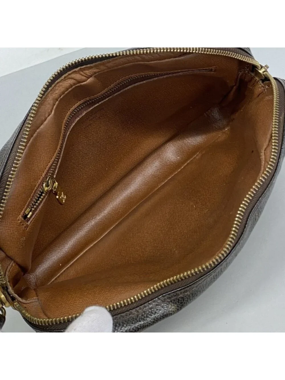 Louis Vuitton Clutch Monogram Marly Dragonne GM Brown